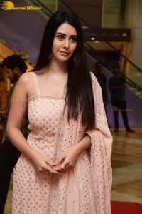 Actress Warina Hussain in a salwar dress