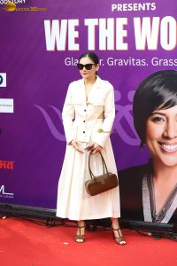 We The Women hosted by Barkha Dutt and attended by Janhvi Kapoor, Dia Mirza, Malaika Arora, and Neha Dhupia