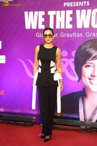 We The Women hosted by Barkha Dutt and attended by Janhvi Kapoor, Dia Mirza, Malaika Arora, and Neha Dhupia