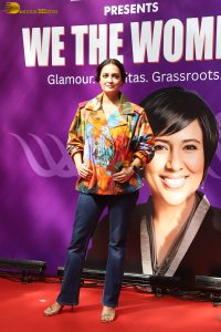 We The Women hosted by Barkha Dutt and attended by Janhvi Kapoor, Dia Mirza, Malaika Arora, and Neha Dhupia