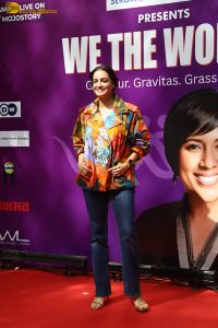 We The Women hosted by Barkha Dutt and attended by Janhvi Kapoor, Dia Mirza, Malaika Arora, and Neha Dhupia