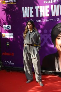 We The Women hosted by Barkha Dutt and attended by Janhvi Kapoor, Dia Mirza, Malaika Arora, and Neha Dhupia