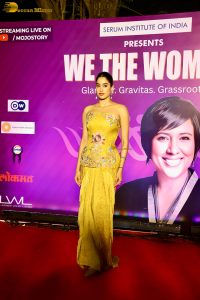 We The Women hosted by Barkha Dutt and attended by Janhvi Kapoor, Dia Mirza, Malaika Arora, and Neha Dhupia