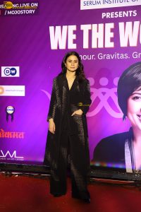 We The Women hosted by Barkha Dutt and attended by Janhvi Kapoor, Dia Mirza, Malaika Arora, and Neha Dhupia