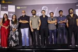 Weapon Press Meet attended by Vasanth Ravi, Tanya Hope, and Sathyaraj