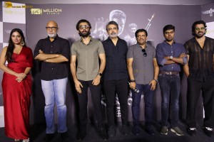 Weapon Press Meet attended by Vasanth Ravi, Tanya Hope, and Sathyaraj