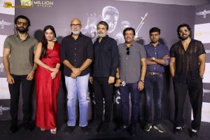 Weapon Press Meet attended by Vasanth Ravi, Tanya Hope, and Sathyaraj