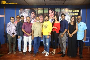 Trailer Launch of the film Welcome to Tihar College attended by Manoj Nandam and Sony Reddy