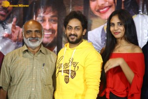 Trailer Launch of the film Welcome to Tihar College attended by Manoj Nandam and Sony Reddy