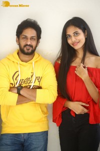 Trailer Launch of the film Welcome to Tihar College attended by Manoj Nandam and Sony Reddy