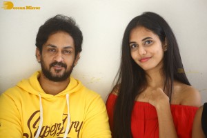 Trailer Launch of the film Welcome to Tihar College attended by Manoj Nandam and Sony Reddy