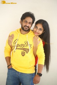 Trailer Launch of the film Welcome to Tihar College attended by Manoj Nandam and Sony Reddy