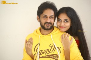 Trailer Launch of the film Welcome to Tihar College attended by Manoj Nandam and Sony Reddy