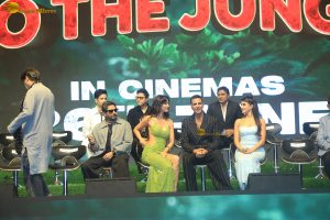 Welcome to the Jungle Trailer Launch attended by Akshay Kumar, Disha Patani, Tusshar Kapoor, and Jacqueline Fernandez