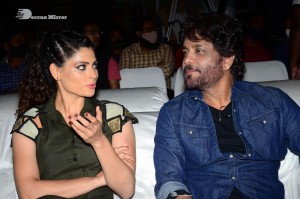 Wild Dog Base Camp Event attended by Nagarjuna and Saiyami Kher