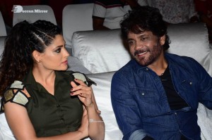 Wild Dog Base Camp Event attended by Nagarjuna and Saiyami Kher