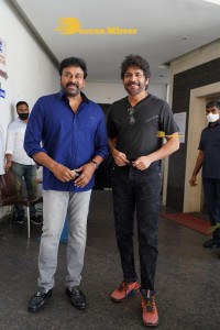 Chiranjeevi greets Nagarjuna and team for the movie Wild Dog
