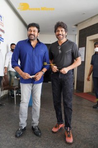 Chiranjeevi greets Nagarjuna and team for the movie Wild Dog