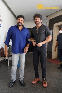 Chiranjeevi greets Nagarjuna and team for the movie Wild Dog