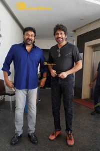 Chiranjeevi greets Nagarjuna and team for the movie Wild Dog