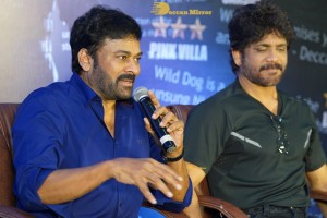 Chiranjeevi greets Nagarjuna and team for the movie Wild Dog