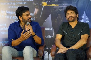 Chiranjeevi greets Nagarjuna and team for the movie Wild Dog