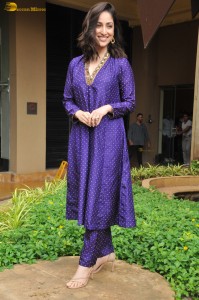 Indian actress yami gautam cute in a blue salwar dress