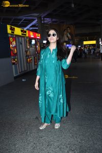 actress Yami Gautam beautiful in a green salwar dress
