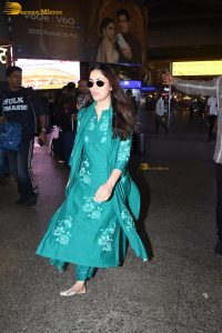 actress Yami Gautam beautiful in a green salwar dress