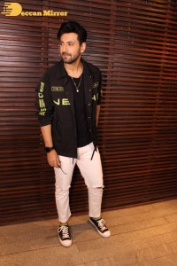 Yami Gautam in a black dress at the success party of the movie A Thursday