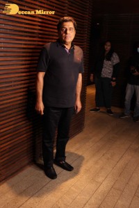 Yami Gautam in a black dress at the success party of the movie A Thursday