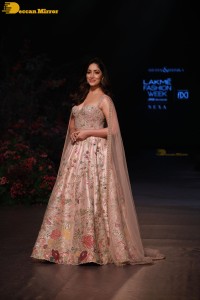 Actress Yami Gautam ramp walk at Lakme fashion week 2022
