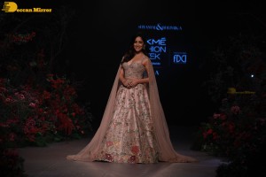 Actress Yami Gautam ramp walk at Lakme fashion week 2022