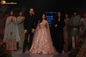 Actress Yami Gautam ramp walk at Lakme fashion week 2022