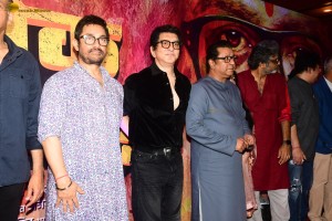 Yek Number Trailer Launch attended by Aamir Khan, Rajkumar Hirani, Raj Thackeray, Ashutosh Gowariker, Akshay Kelkar, and others