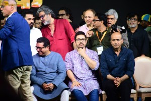 Yek Number Trailer Launch attended by Aamir Khan, Rajkumar Hirani, Raj Thackeray, Ashutosh Gowariker, Akshay Kelkar, and others