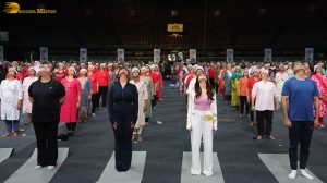 Celebrities including Arjun Kapoor and Amruta Fadnavis participate in Yoga Day 2025