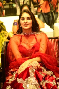 Indian actress yukti thareja pretty in a red lehenga choli