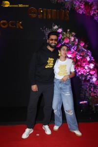Zara Hatke Zara Bachke Success Party attended by Vicky Kaushal, Sara Ali Khan, Tamannaah Bhatia, and Kriti Sanon