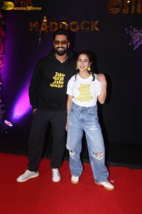 Zara Hatke Zara Bachke Success Party attended by Vicky Kaushal, Sara Ali Khan, Tamannaah Bhatia, and Kriti Sanon