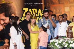Trailer Launch of Zara Hatke Zara Bachke attended by Sara Ali Khan and Vicky Kaushal