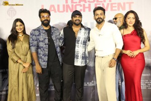 Zebra Teaser Launch attended by Satyadev, Dhananjaya, Amrutha Iyengar, Jeniffer Piccinato, and Sathyaraj