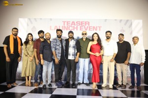Zebra Teaser Launch attended by Satyadev, Dhananjaya, Amrutha Iyengar, Jeniffer Piccinato, and Sathyaraj