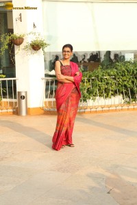 Actors Kapil Sharma, shahana goswami and nandita das promote the film zwigato at Sun and Sand hotel