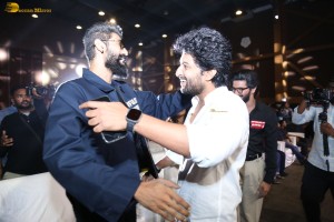 King of Kotha Pre-Release Function attended by Dulquer Salmaan, Aishwarya Lekshmi, Anikha Surendran, Rana Daggubati and Nani