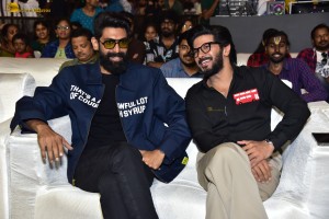 King of Kotha Pre-Release Function attended by Dulquer Salmaan, Aishwarya Lekshmi, Anikha Surendran, Rana Daggubati and Nani