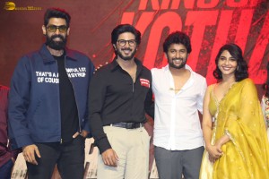 King of Kotha Pre-Release Function attended by Dulquer Salmaan, Aishwarya Lekshmi, Anikha Surendran, Rana Daggubati and Nani