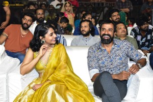 King of Kotha Pre-Release Function attended by Dulquer Salmaan, Aishwarya Lekshmi, Anikha Surendran, Rana Daggubati and Nani