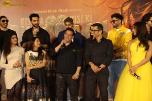 Kisi Ka Bhai Kisi Ki Jaan Trailer Launch attended by Salman Khan, Pooja Hegde, Jagapathi Babu and Palak Tiwari